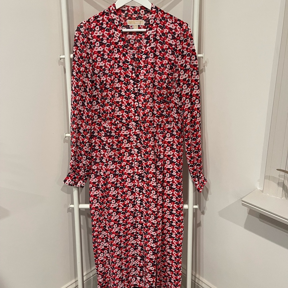 Maxi floral Georgette Dress
